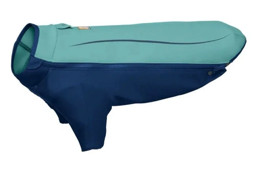 NWT! Ruffwear Undercoat Dog  Water Jacket Aurora Teal Sz Large Lg 32-36 IN